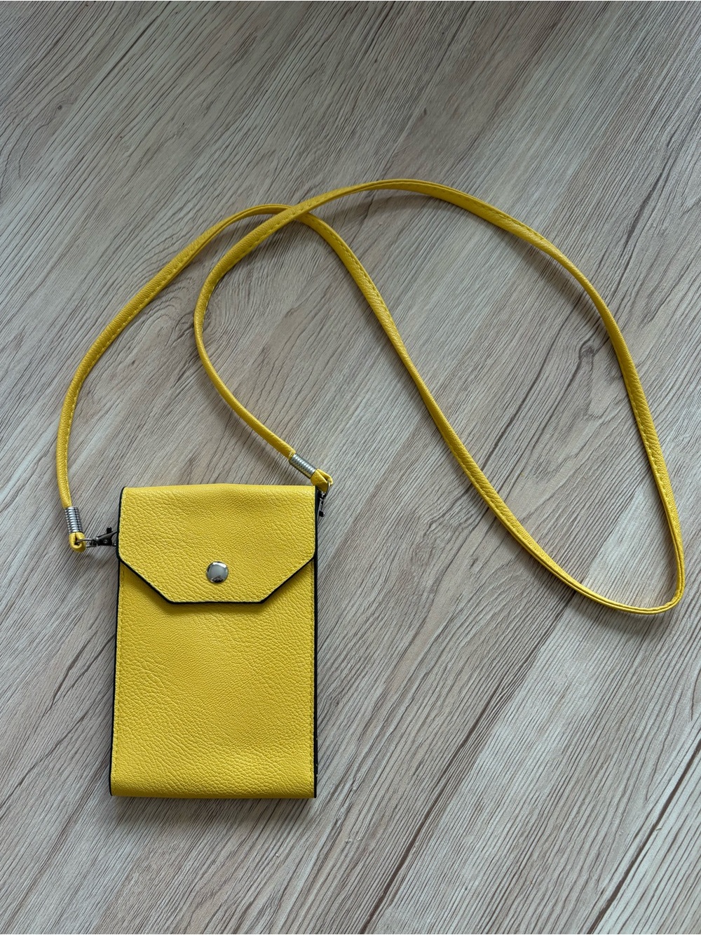 Faux Leather Crossbody Pouch